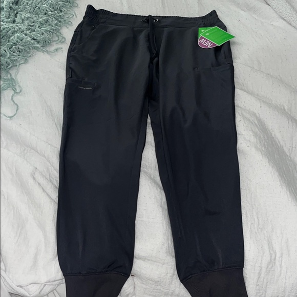 Healing Hands Gray Jogger Pants - Picture 1 of 3